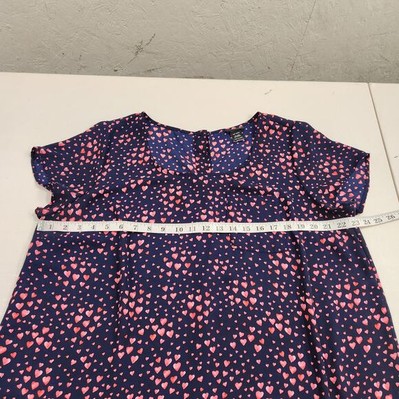Torrid Georgette Heart Button Back Blouse Size 1X - Picture 9 of 11